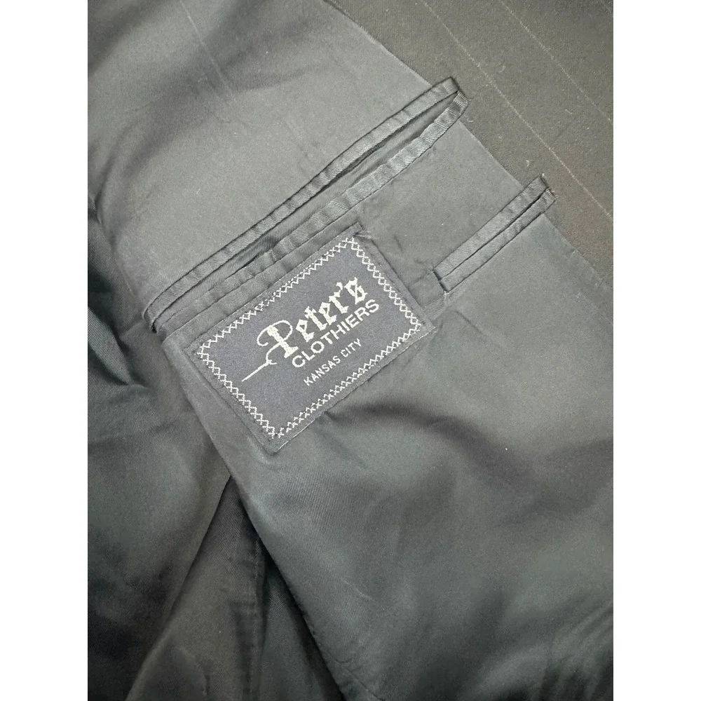 Burberry London Pinstripe Blazer Mens 42S Peter's Clothiers‎ Kansas City